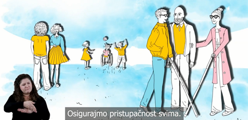 Promotivni video „Pristupačnost kao ljudsko pravo“