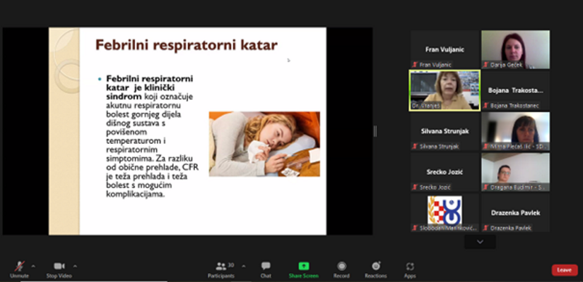 Medicinsko savjetovalište - Virusne bolesti gornjeg respiratornog sustava