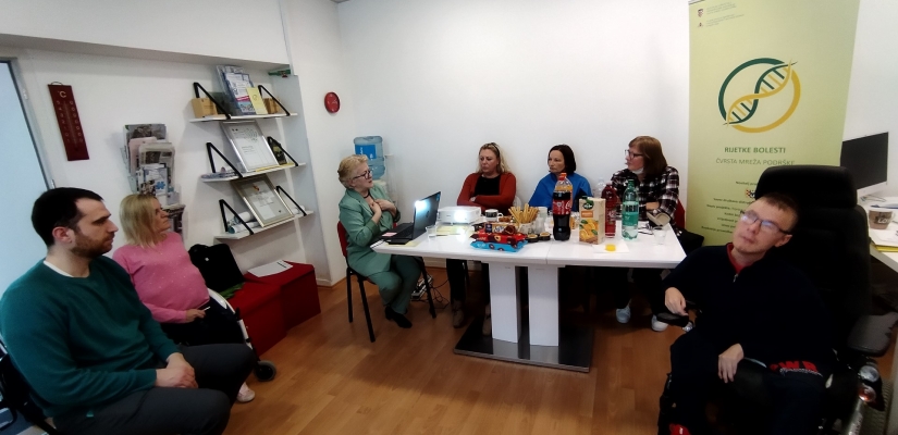 Radionica za članove obitelji osoba s MD i NMB u Udruzi distrofičara Krapina