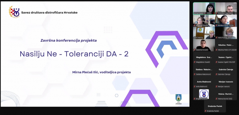 Predstavljeni rezultati projekta „Nasilju NE – toleranciji DA – 2“