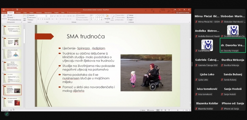 Medicinsko savjetovalište SDDH – Neuromuskularne bolesti i trudnoća