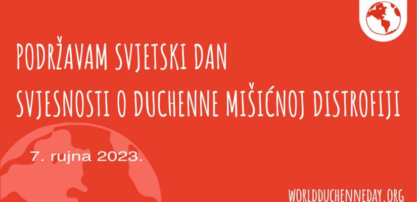 Ususret obilježavanju Svjetskog dana svjesnosti o Duchenne mišićnoj distrofiji - 7. rujna